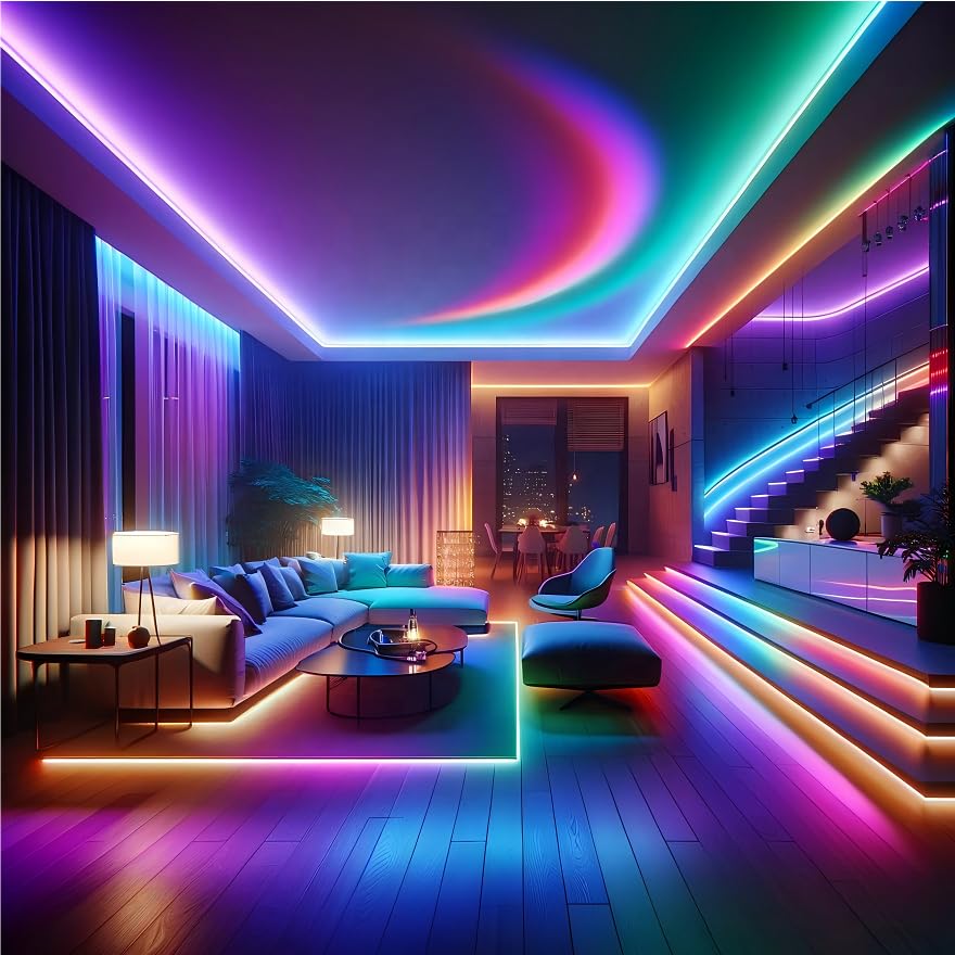 LumaGlow RGB Neon Rope Light (5M LED Strip)