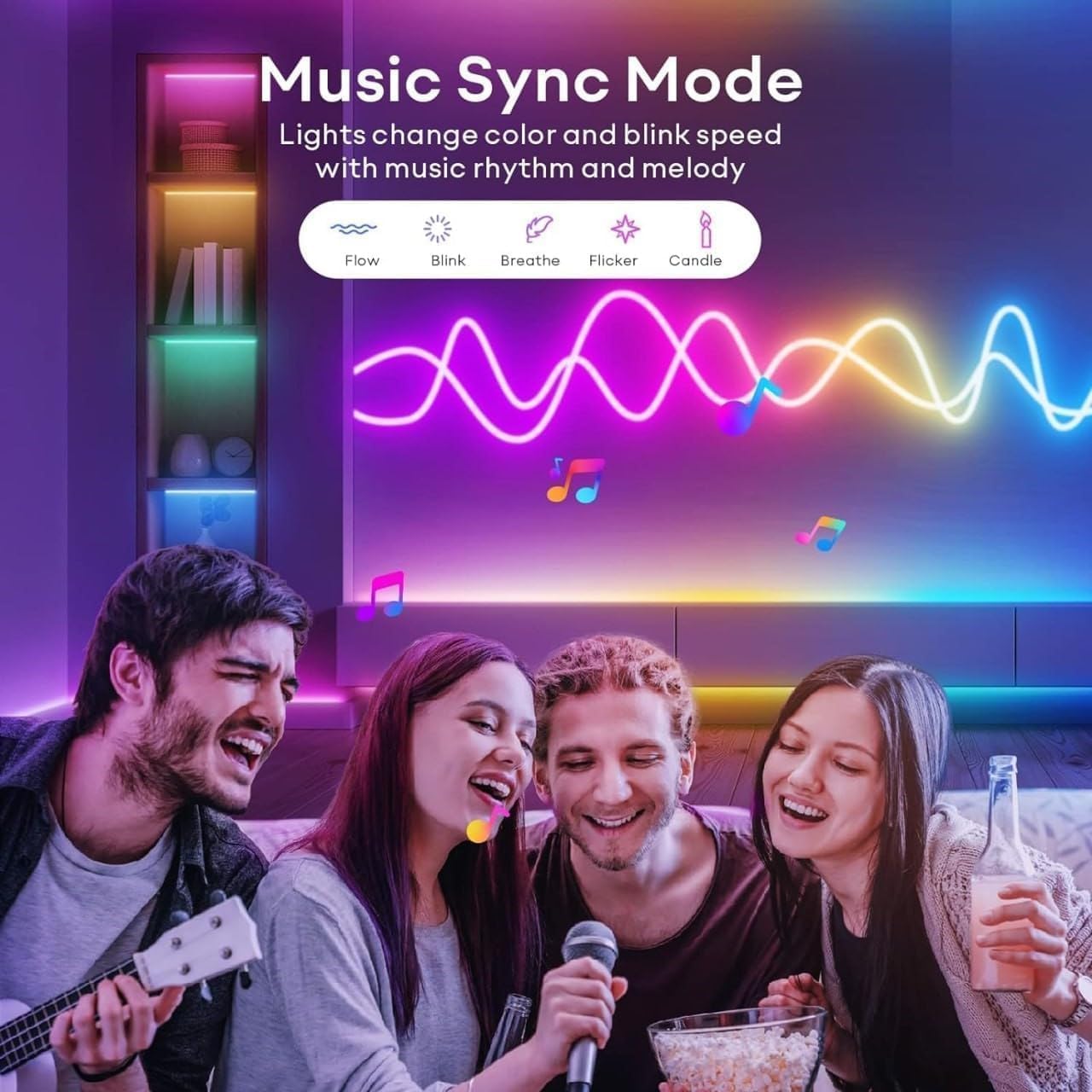 LumaGlow RGB Neon Rope Light (5M LED Strip)