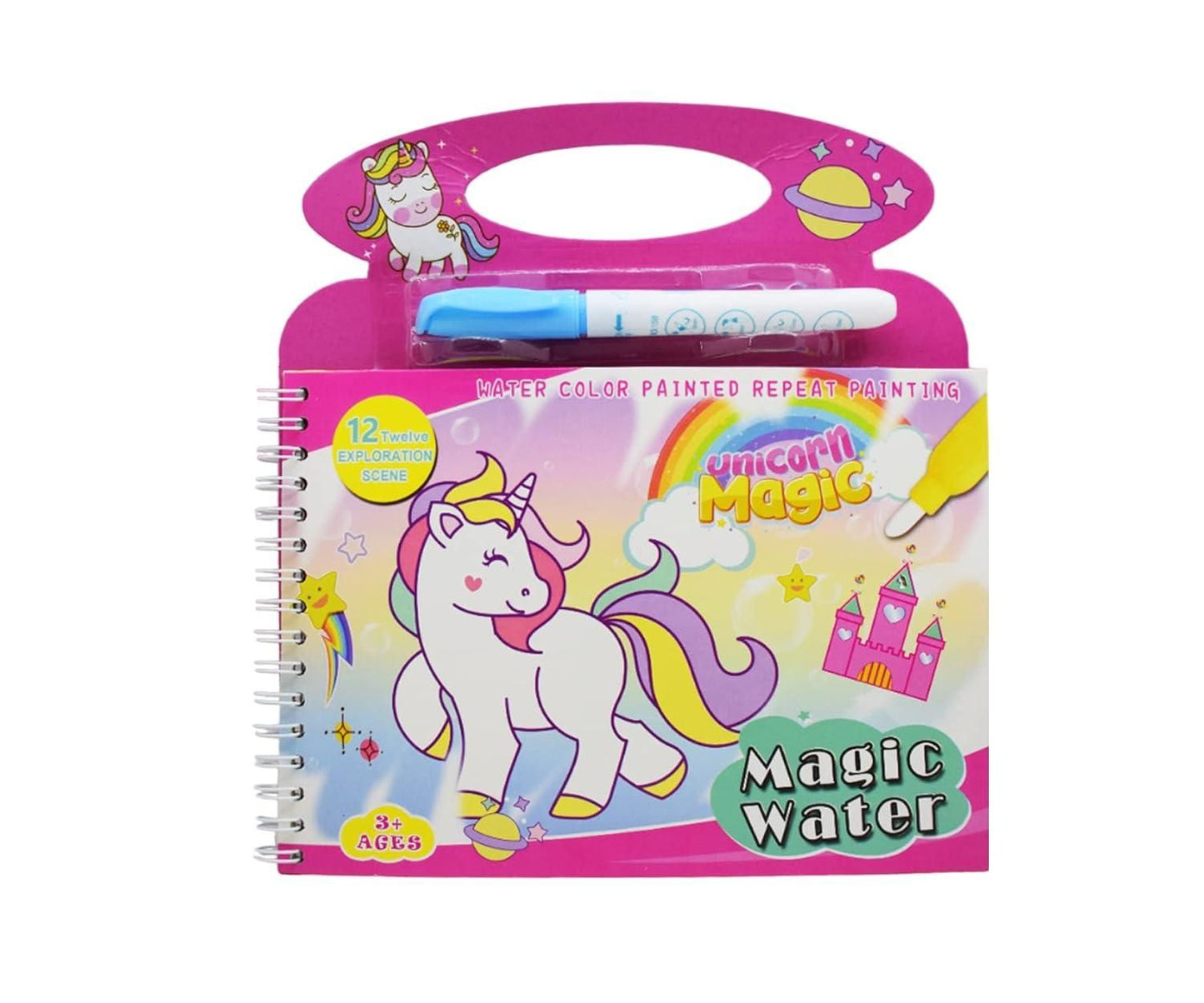 Magic Doodle Pen Water Painting Book