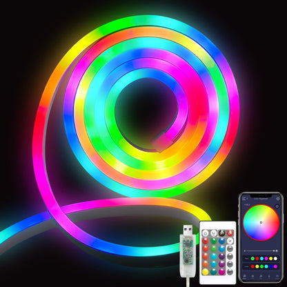 LumaGlow RGB Neon Rope Light (5M LED Strip)
